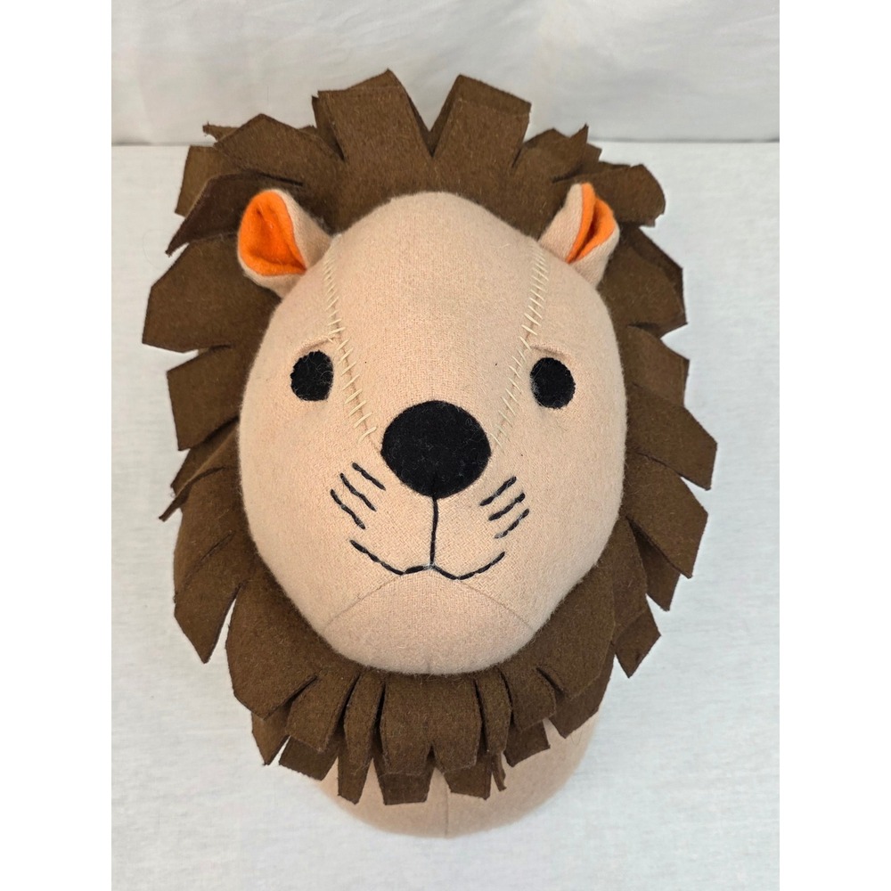 Pillowfort Lion Faux Taxidermy Plush Wall Decor Target Safari Nursery Tan Brown